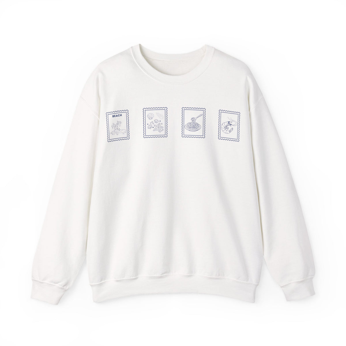 Four Stamps Crew Neck Sweatshirt