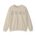 Four Stamps Crew Neck Sweatshirt